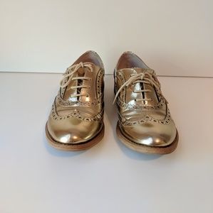 Sam Edelman gold oxford